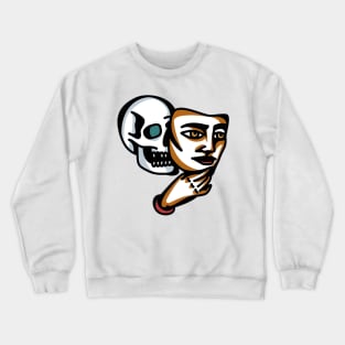 masked skull Crewneck Sweatshirt